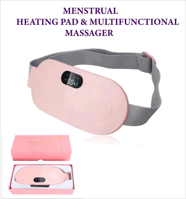 Period Pain Relief Belt | 3 Heat Levels & 4 Massage Modes