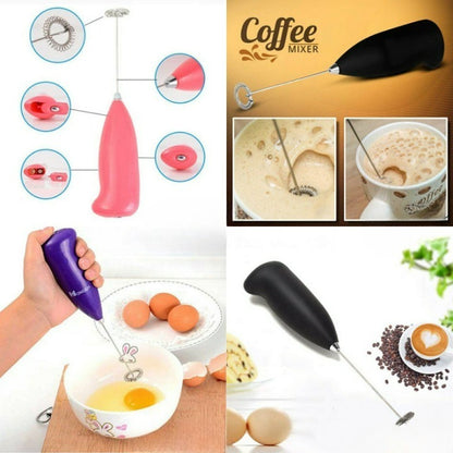 Multipurpose Electric Coffee Beater – Handheld Milk Frother & Egg Mixer
