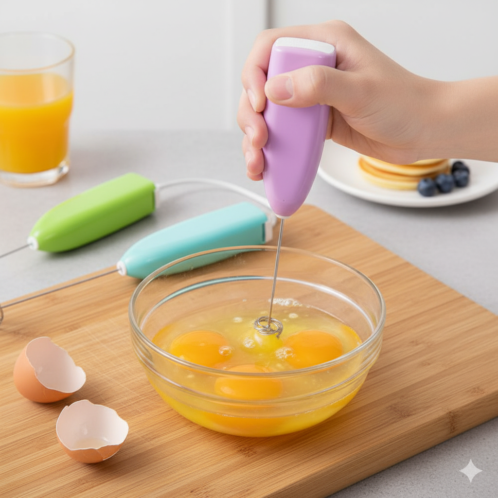 Multipurpose Electric Coffee Beater – Handheld Milk Frother & Egg Mixer